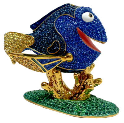 Swarovski Dindori, Sapphire 置物 New Disney Arribas Brothers Swarovski® Crystal Finding Nemo Dory