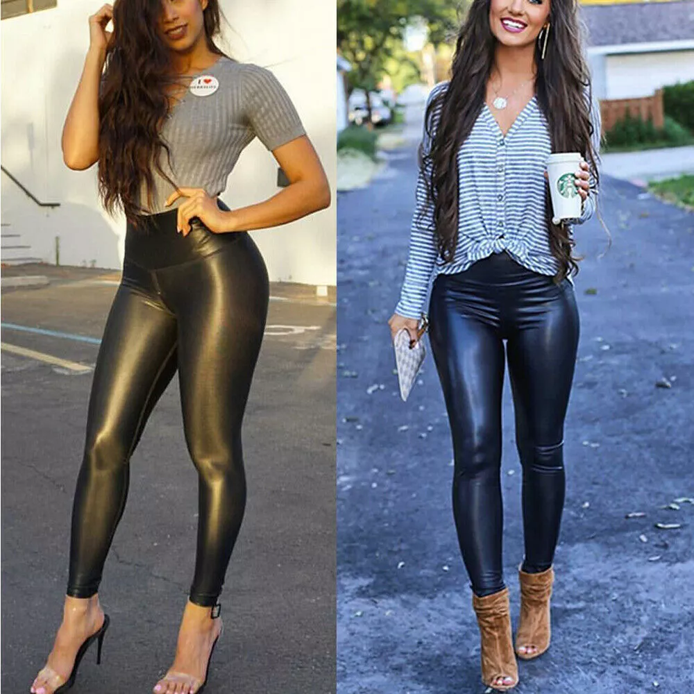 Faux Leather Leggings