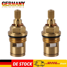 2Stück Keramik-Oberteil Ventiloberteil Messing Wasserhahn Ventil Hahn 1/2 Ersatz