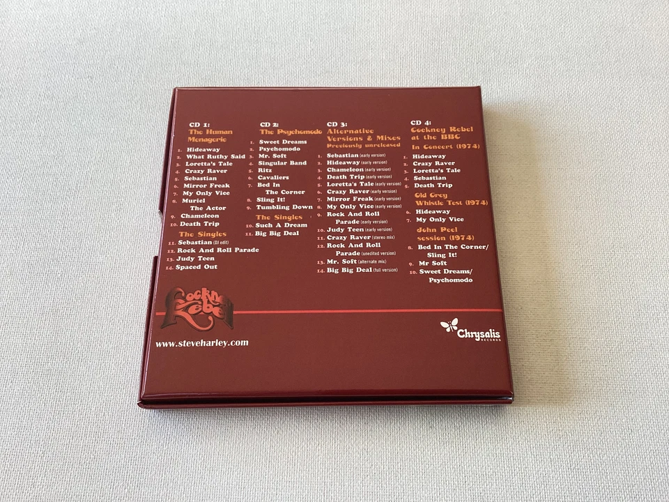 Cockney Rebel feat.Steve Harley...4 CD`s...CAVALIERS 1973-1974 Chrysalis - Bild 2 von 4