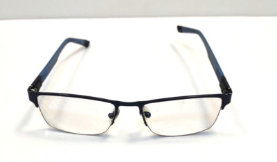 Fallbrook Bulova Eyeglasses Frames Only Navy Blue 55-18-140