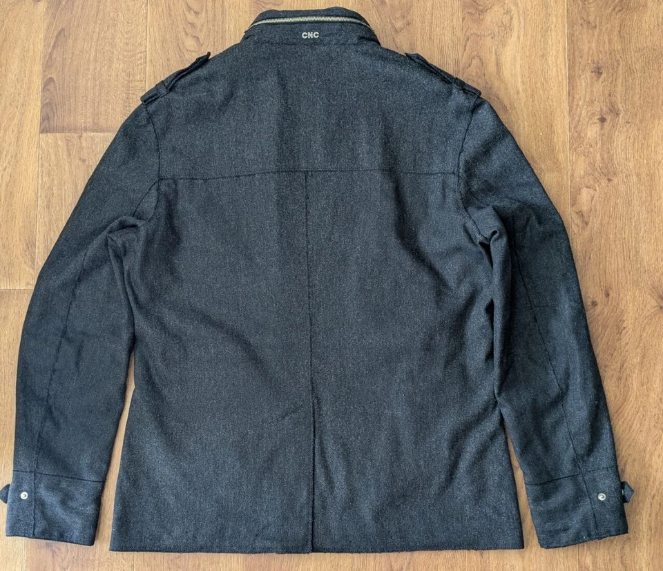 C'N'C Disfraz Nacional Hombre Chaqueta Media Temporada, Hecho en Italia Foto 4 de 4