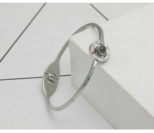 Love Heart Crystal Rose Gold Silver Bracelet Jewellery Womens Ladies Girls Gift - Picture 6 of 11