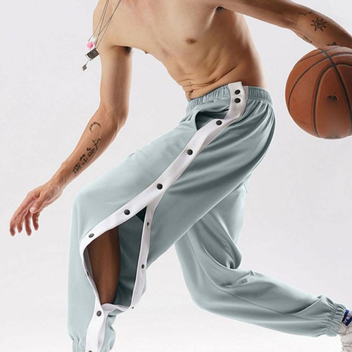 New Men's Tear Away Basketball Pants with High Point Buckle Casual Sports Pants* - Picture 8 of 16