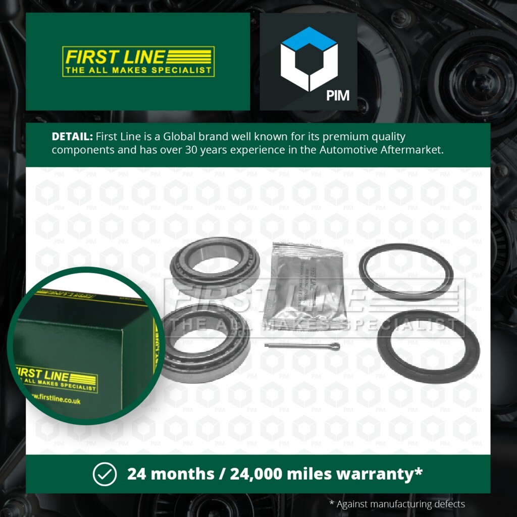 Wheel Bearing Kit Rear FBK020 First Line C15230 C19066 Top Quality Guaranteed