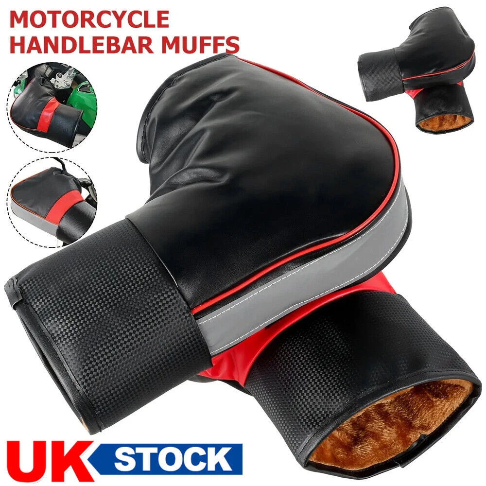 Motorcycle Bike Gloves Scooter Warm Handle Bar Hand Muffs Mitts