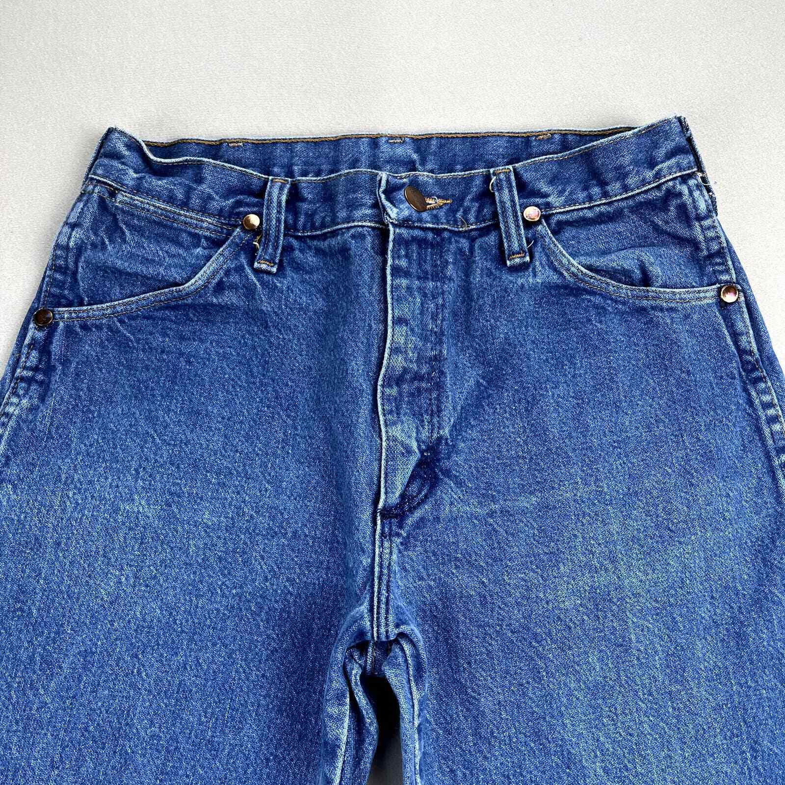 Vintage Wrangler Jeans Mens 29 Blue Denim Cowboy … - image 5