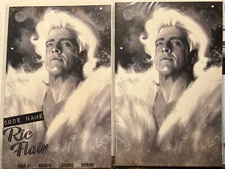 CODE NAME RIC FLAIR  #1 Black and White Trade And Virgin Set, Exclusive.