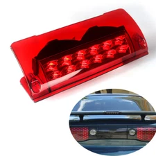 1X Red High Rise Spoiler 3rd Brake Light For Pontiac Firebird Trans Am WS6 93-02