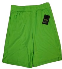 Athletic Works Lime Green YOUTH Shorts Basketball XL 2XL w/Pockets NEW