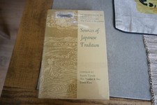 Sources of Japanese Tradition Vol 2, 1964 by Ryusaku Tsunoda WM Theodore De Bary