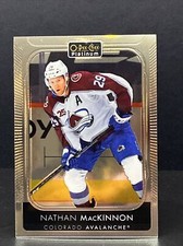 2021-22 O-Pee-Chee OPC Platinum Base #19 Nathan MacKinnon - Colorado Avalanche