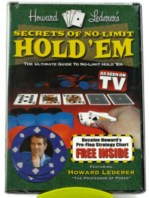Howards Lederers Secrets Of No Limit Hold Em DVD Poker How To Video 2004 Sealed