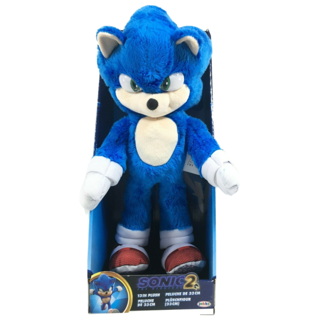 Sonic The Hedgehog, Sonic Movie 13 Plush, 5.6 x 5.4 x 14 inches 