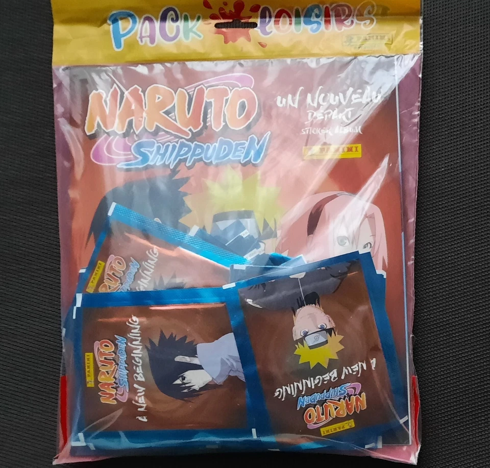 NARUTO SHIPPUDEN UN NOUVEAU DEPART - 2023-PACK LOISIRS :ALBUM+ 50 POCH-PANINI - - Photo 1/1