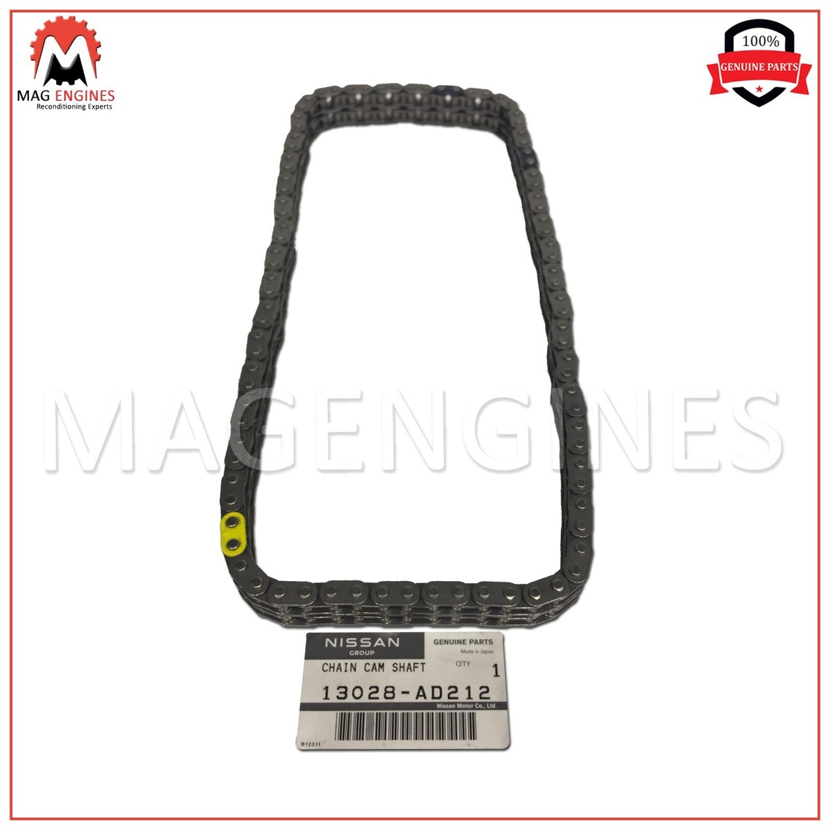 13028-AD212 GENUINE OEM CHAIN-TIMING, CAMSHAFT YD22 YD25 D22/D40