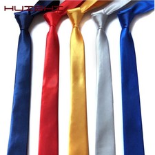 New Men's Dress Tie Solid Color Classic Neck Tie Necktie Wedding Formal USA