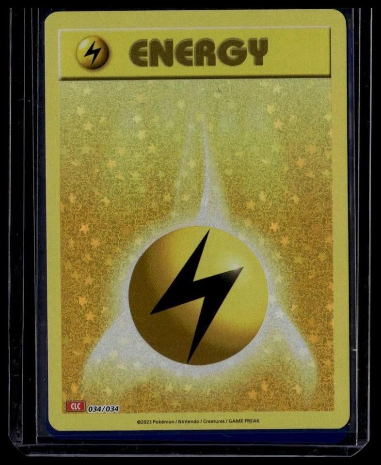 Trading Card Game Classic #034/034 Basic Lightning Energy - Image 2 of 2