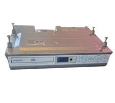 Audiovox Under Cabinet CD Clock Radio KCD3180 / VE1020 Tested