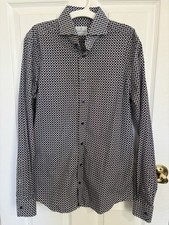 Emanuel Berg Modern Fit Button Down Shirt Size 38cm 15.5 Medium