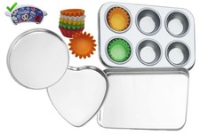Deluxe Pan Set Compatible with Easy Bake Ultimate Oven Includes 60 Cupcake ...