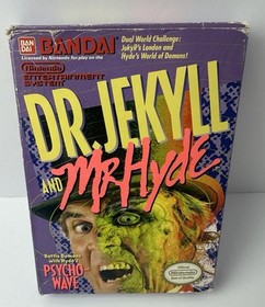 NES Nintendo DR. JEKYLL and MR HYDE Complete CIB Box Game Manuals Inserts Bandai