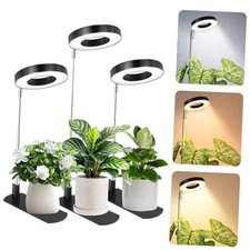 Grow Light for Indoor Plants,Full Spectrum Plant Light with 3 packs Black
