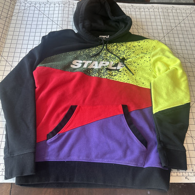 Staple Pigeon Hoodie Men's Size Large Multicolor World Renown Sweatshirt