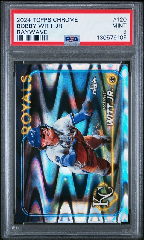 2024 Topps Chrome Bobby Witt Jr. Raywave PSA 9 #120