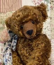 OOAK  17” Mohair Artist Bear SULLIVAN By Eva Casstevens PAWSITIVELY PRIMITIVES