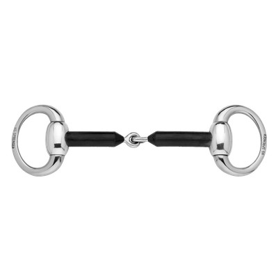 Sprenger Olivenkopfgebiss 16 mm Hartcarbon mit ovalen Ringen Edelstahl