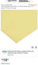 G10 Composite Fiberglass panel 12x24 - 1/4 Thick - Boat Backing Plate