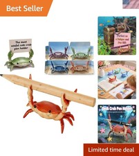 Lightweight 4PCS Crab Shaped Pen Holders - Perfect Gift for Creative Spaces