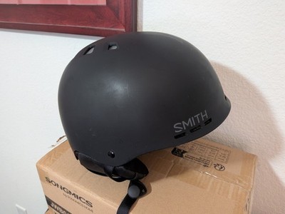 Smith Holt Snow Helmet Large 59-63cm Matte Black Ski Snowboard Adult LG