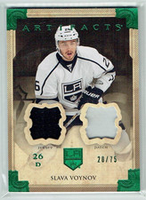 13-14 UD Upper Deck Artifacts  Slava Voynov  /75  Jersey--Patch