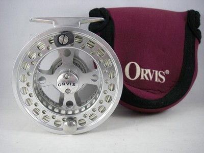 ORVIS Battenkill Large Arbor III Trout FLY REEL; w/S.A. WF7F NYMPH FLY LINE