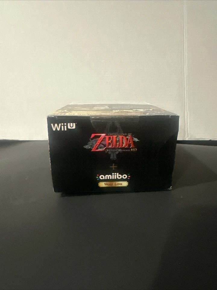 Zelda Twilight Princess 高清 Wii U 带 Wolf Link Amiibo 全新未拆封 — 第 4/4 张图片