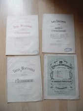 LOT PARTITIONS  PIANO TSCHAIKOWSKY