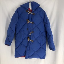 Unbranded Down Blue Hooded Toggle Puffer Jack...