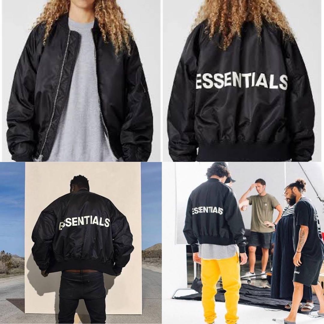 Fog Essentials Bomber Jacket Initial Rare, Men’s … - image 4