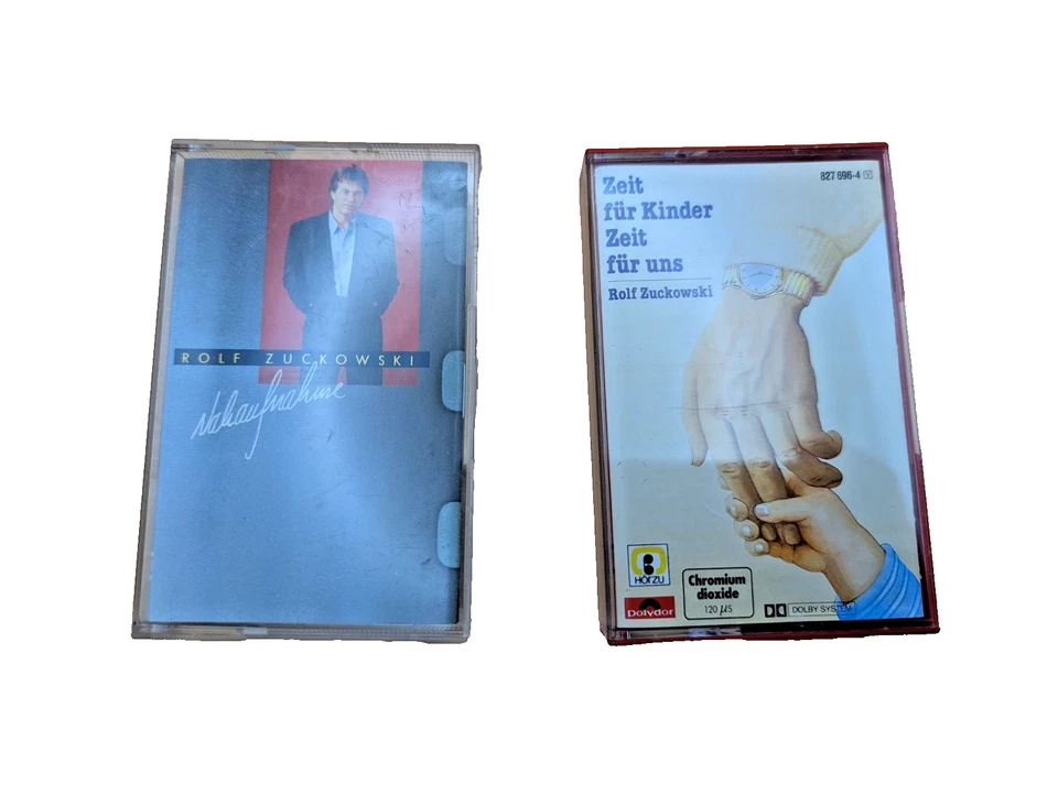 ⭐ 2 Rolf Zuckowski MC Kassetten Hörspiele Kinder Nahaufnahme Zeit Für Kinder