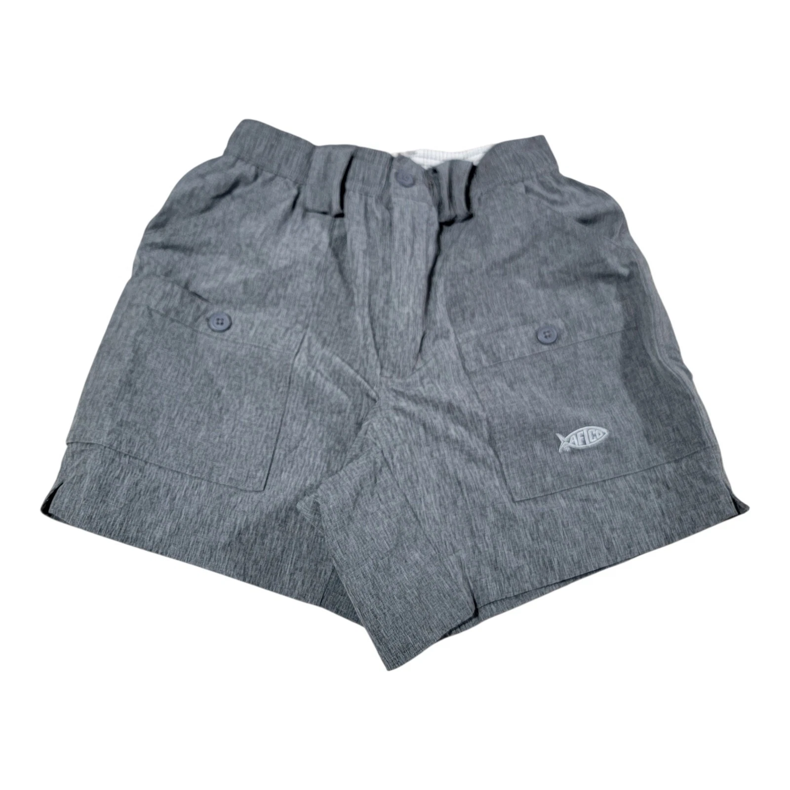 Aftco Bluewater M01 Original Fishing/Boating Shorts Gray Men's Size 28