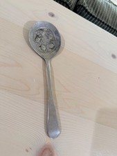 Vintage Silver Plated Sheffield England Decorative Serving Spoon