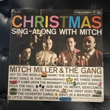 Mitch Miller Christmas Sing Along with Mitch Vinyl LP Record Columbia CL 1205