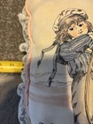 Vintage Decorative Throw Pillow Children Antique Victorian Era Style Dog Unique — photo 6