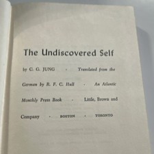 The Undiscovered Self C. G. Jung Little Brown 1958 Hardcover Ex-Library Vintage