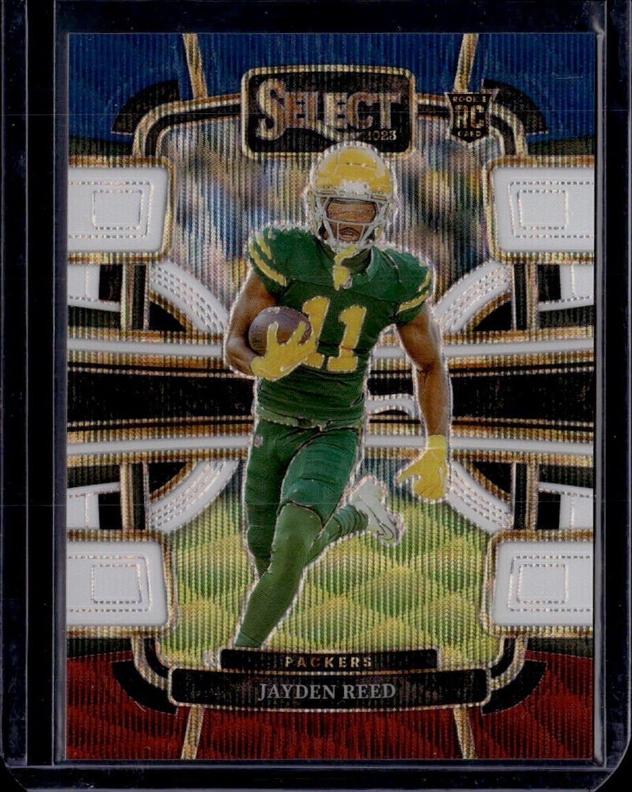 2023 Select Jayden Reed #38 Tri-Color Prizm /259 RC Rookie BUY 3 GET 1 FREE