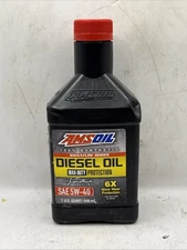Amsoil Signature Series 5w-40 max Duty 100% Synthetic Diesel Oil 1 Quart 5W40