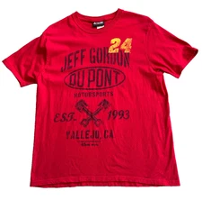 Chase Authentics Nascar Dupont Motorsports T-shirt Jeff Gordon #24 Size L
