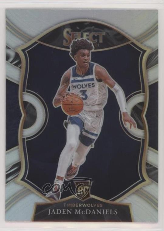 2020-21 Panini Select Concourse Silver Prizm Jaden McDaniels #88 pn5